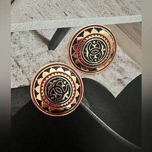 CHANEL vintage rare clip-on Earrings